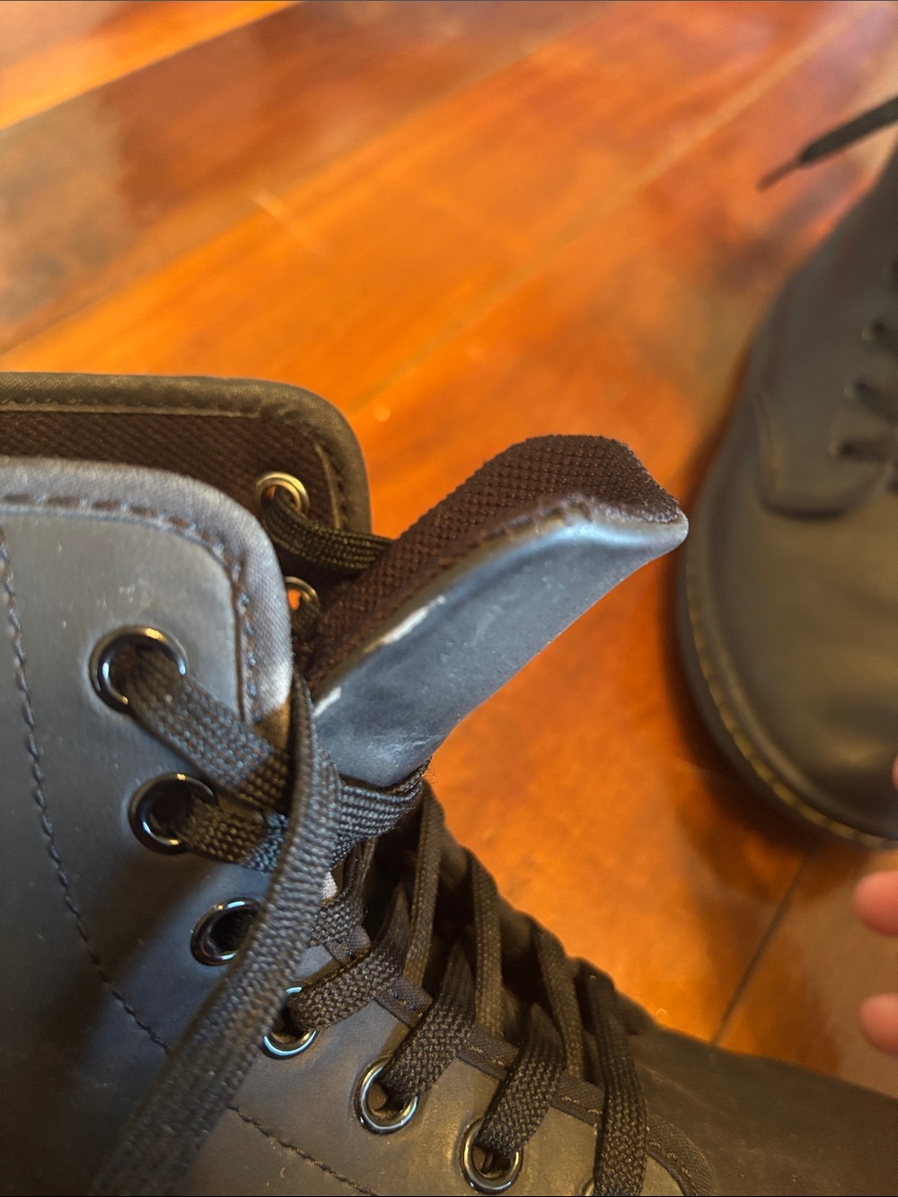 Dr. Martens Woman’s Black Lace-Up Boots - Picture 7 of 8